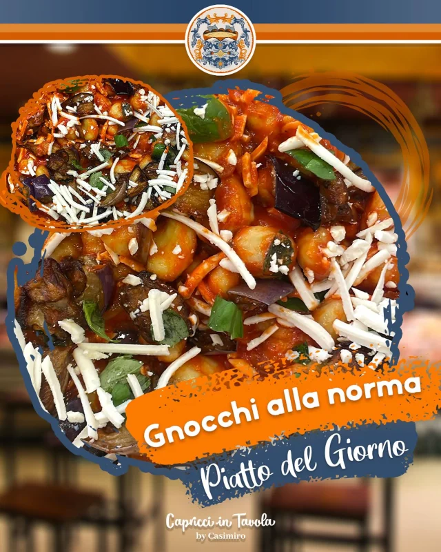🔴 𝐈𝐥 𝐩𝐢𝐚𝐭𝐭𝐨 𝐝𝐞𝐥 𝐠𝐢𝐨𝐫𝐧𝐨!
Oggi da Capricci in Tavola trovate gli gnocchi alla norma.

Potete prenotare la vostra porzione adesso:
📞 0923 28166

#capricciintavola #gnocchi #piatto #trapani